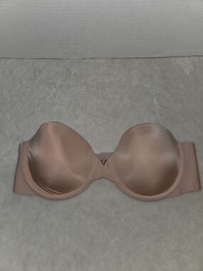 Victoria's Secret Multi-Way Strapless Bra No Straps Beige 34C
